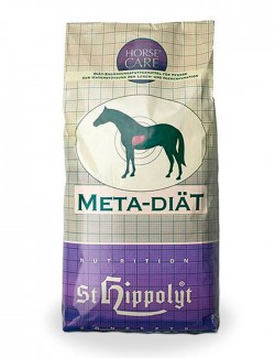 Meta-Diat de St. Hippolyt. Concentrado habitual formulado para caballos que sufren problemas de hígado o riñón.